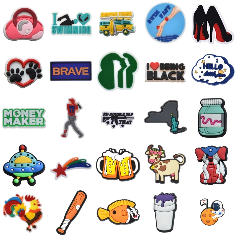 

Shoes Accessories Shoe Charms Girl Men Women Charm Set Jeans Packs Boy Decorations for Croc Wholesale Bulk Kids Para Pins Gifts