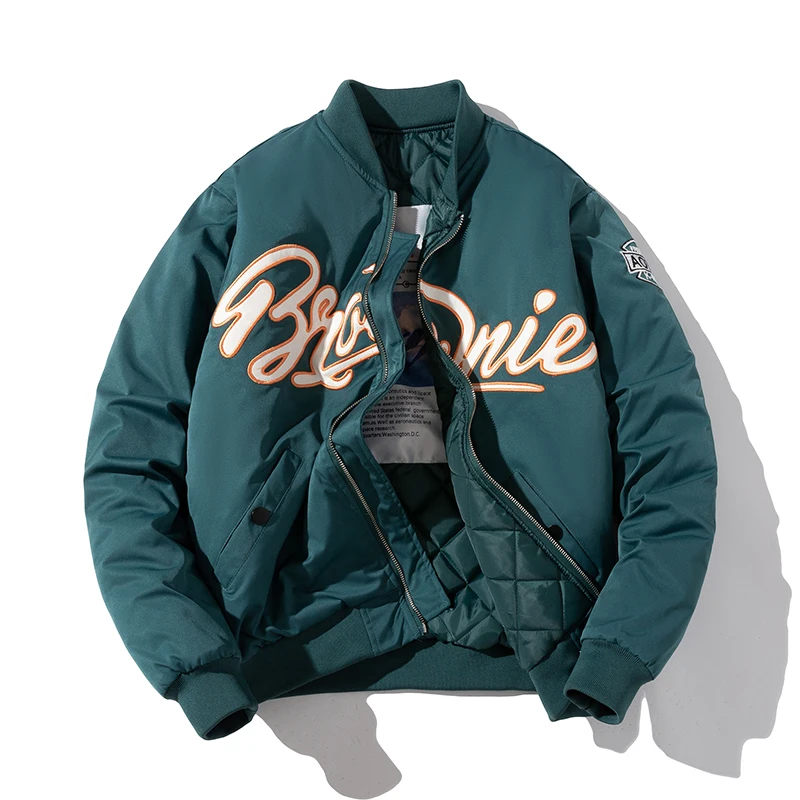 

Jacket Men Hip Hop Vintage Jacket Men Women Letter Streetwear Baseball Coat Casual Couple Clothes Male 2022