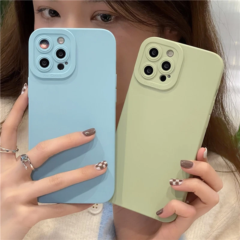 

For Huawei P30 P40 Lite P50 Honor 9X 8X 20 20s 30S 30 50 Mate 40 Pro P Smart 2021 Y7A Soft Silicon Phone Case Camera Lens Cover