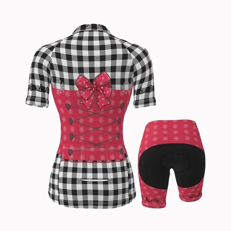 Розовый комплект велосипедного трикотажа женская велосипедная рубашка одежда