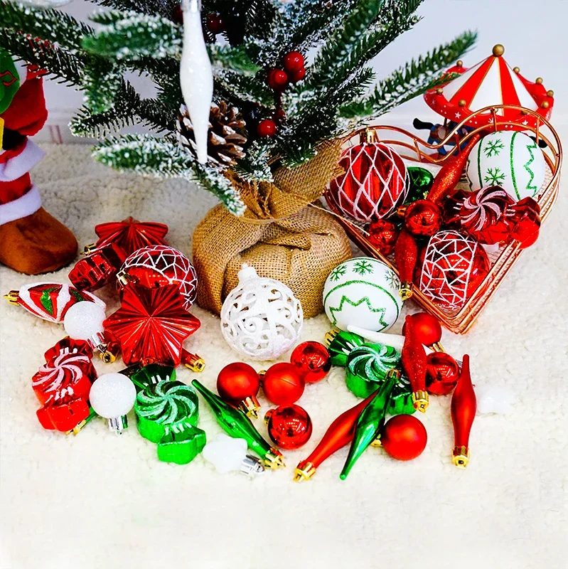 de alejkę przezroczystości boule noel niestandardowe ozdoby plastikowe białe dekoracje luksusowe materiały do dekoracji świątecznych