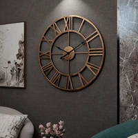nordic fashion vintage wall clock modern art luxury wall clock living room minimalist creativity room decor reloj pared
