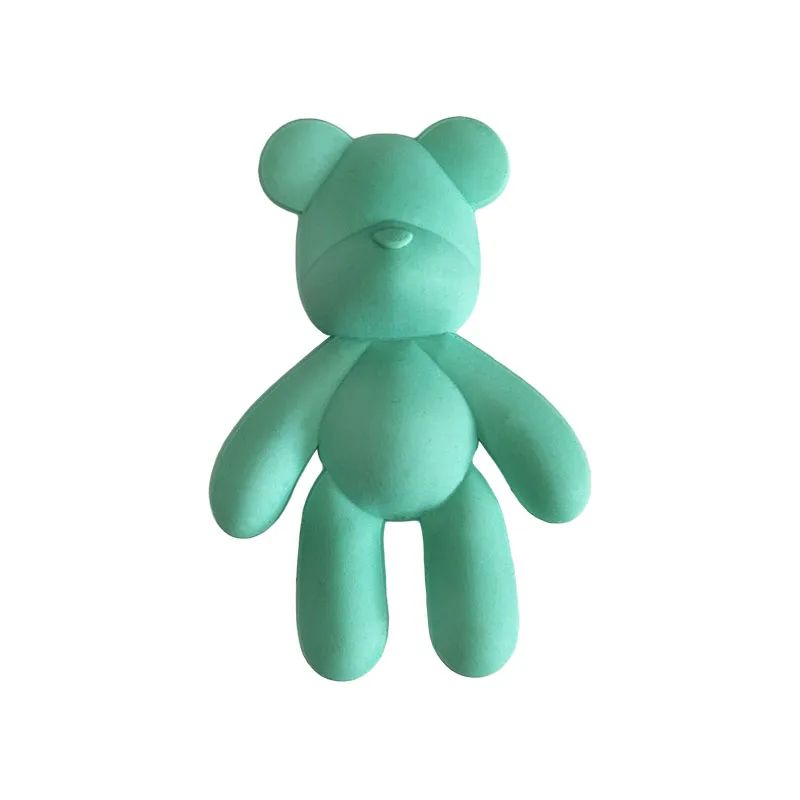 Fashion 12PCS Cartton Animal Bear Icon Shoe Charms PVC Croc Accessoires Crafts For Kids DIY Graden Sheo Decor Colorful Gifts