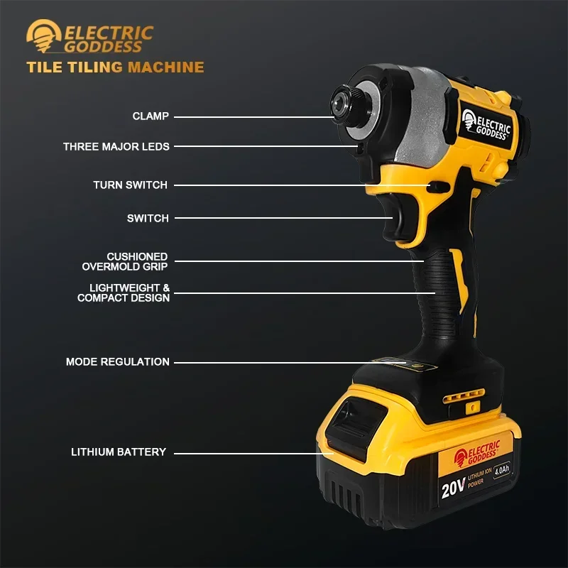 Фото DEWALT DCF850 20 В ударная отвертка электрическая ударная дрель электроинструменты 205NM бесщеточный двигатель аккумуляторный инструмент №2