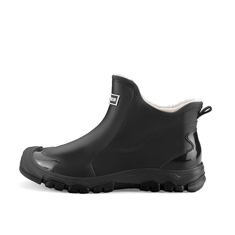 COZOK/мужские непромокаемые нескользящие короткие ботинки непромокаемая обувь