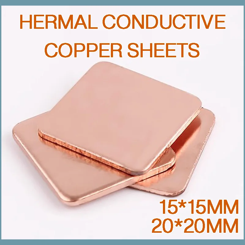 Теплопроводящие медные листы для процессора, теплоотводящие медные листы для мобильных телефонов, ноутбуков, видеокарт, модифицированные патчи «сделай сам»