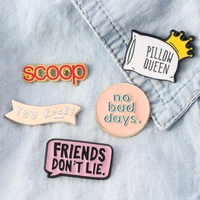 funny cartoon metal dripping brooch childrens luggage decoration pins personalized men and women wearing badges