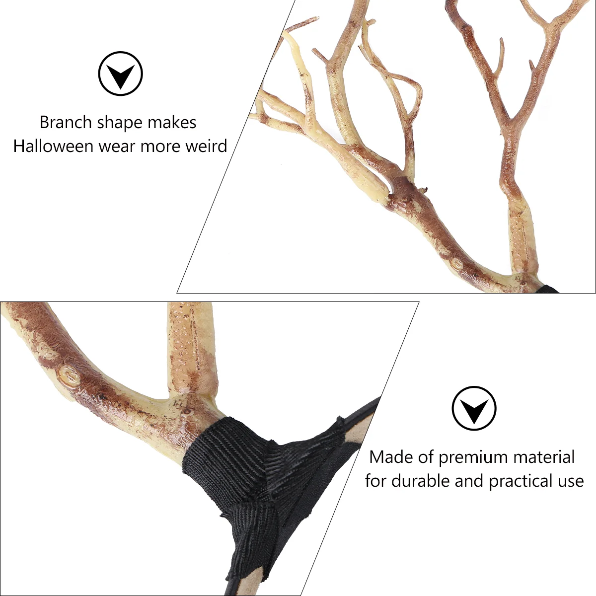 Шляпа ведьмы тиара одежда для волос реквизит ветка головной убор обруч Хэллоуина