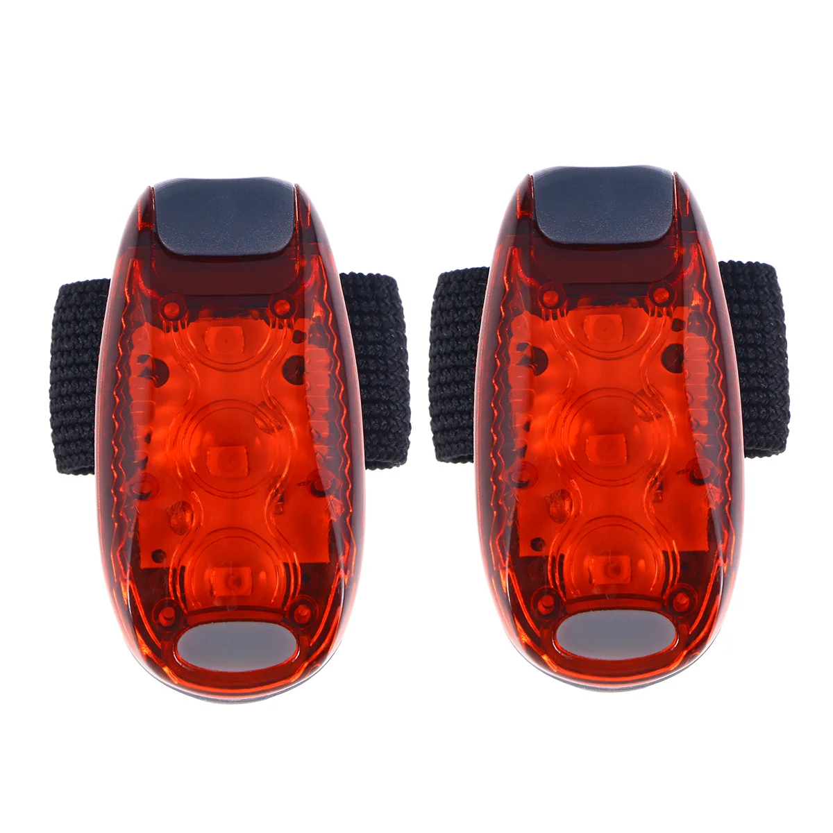 

2 Pcs Bike Light Safety LED Running Reflective Gear Multifunction 2pcs White