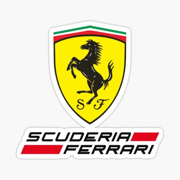 

Логотип Scuderia, 5 шт. наклеек для мультяшного принта, чемодан для детей, гостиной, окна, аниме украшения, бутылки для воды, для дома, автомобиля, ...