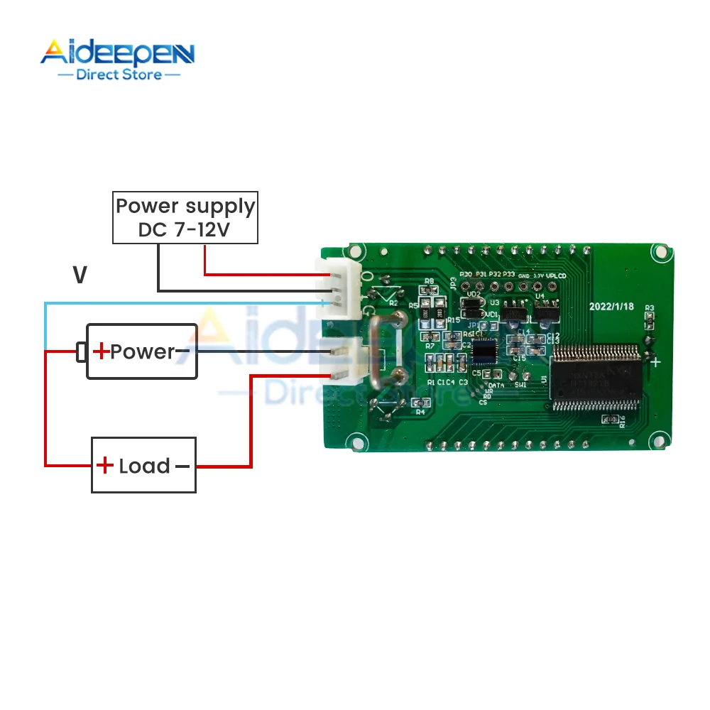 Цифровой вольтметр с ЖК-дисплеем