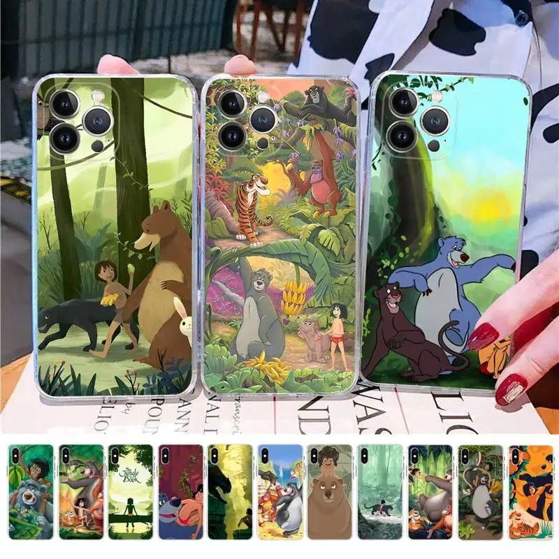 

Disney The Jungle Book Phone Case For iPhone 14 11 12 13 Mini Pro XS Max Cover 6 7 8 Plus X XR SE 2020 Funda Shell