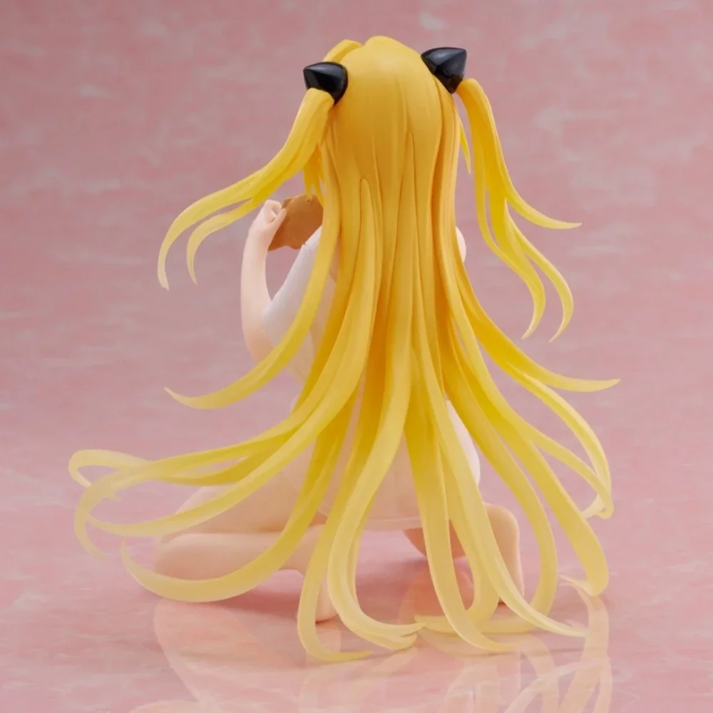 Фото В наличии: Оригинальная фигурка Taito To Love-Ru Darkness Golden Darkness Konjiki No Yami (версия для дома), 13 см, настольная, милая модель №4