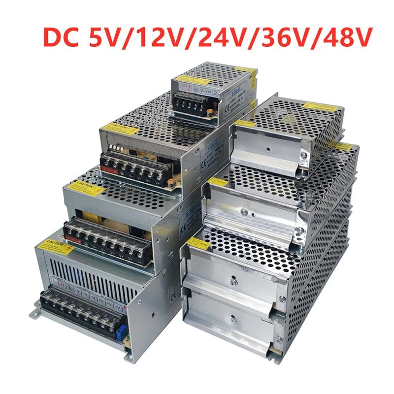 

Transformer AC 110V - 220V Switching Power Supply DC 5V 12V 24V 36V 48V Source Power Supply 5 12 24 V SMPS Volt For LED Strips