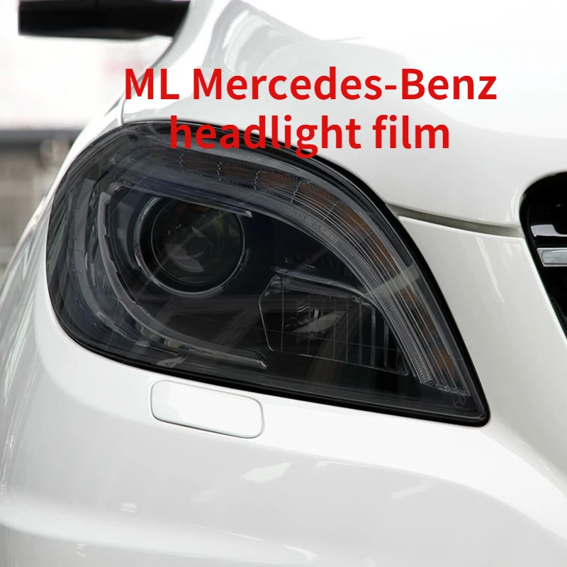 

Защитная пленка для автомобильных фар, Прозрачная черная наклейка из ТПУ для Mercedes Benz ML Class W166 2012-2015 ML320 ML350 63, аксессуары