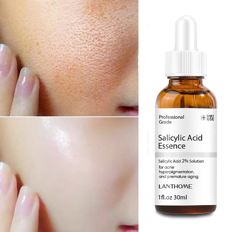 

Salicylic Acid Pore Shrink Face Serum Hyaluronic Acid Moisturizing Nourish Smooth Pores Essence Anti-aging Repair Dry Skin Care