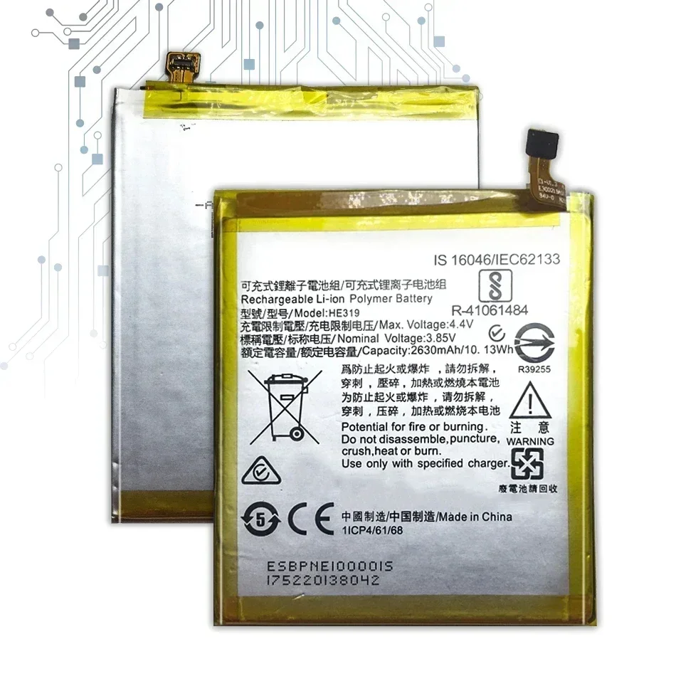 Новая замена батареи HE319 HE 319 для Nokia 3 Nokia3 TA-1020 1028 1032 1038 литий-полимерные +