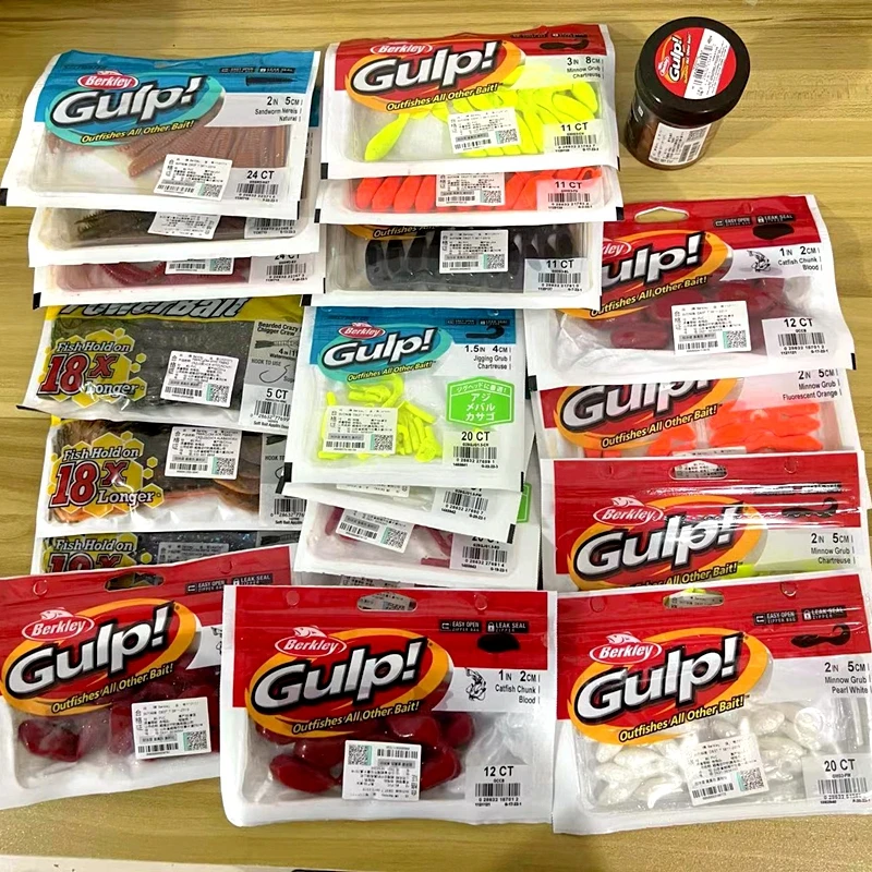 

Berkley, рыболовная приманка, кровяной плащ, 12 шт., гольян Grub2/3, джиггинг-личинка, шт., 20 шт., SAL TWATER SANDWPRM, 24 шт. Crazyleg Chingger Craw