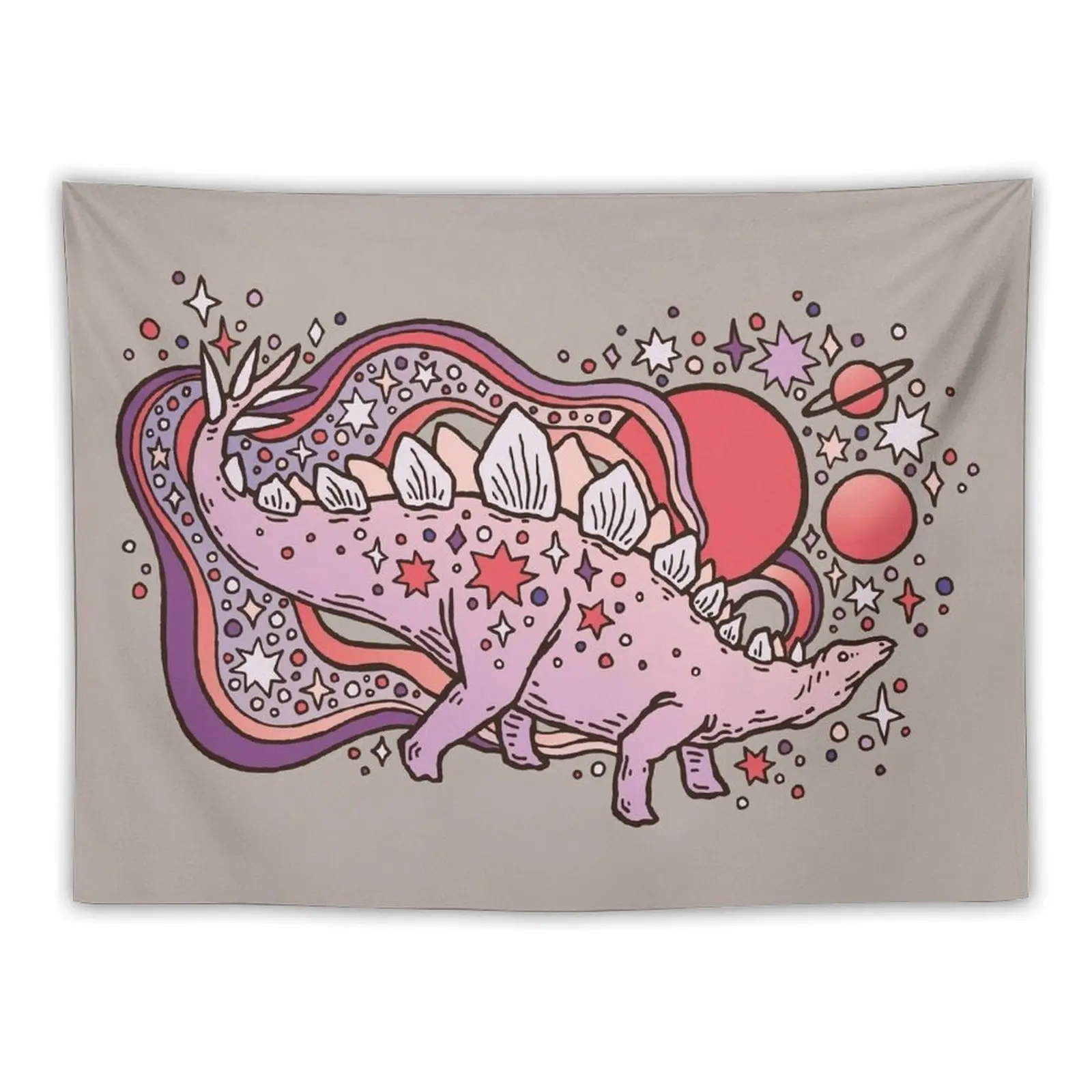 Звезда Стейго космический динозавр искусство блеск палитра гобелен украшения