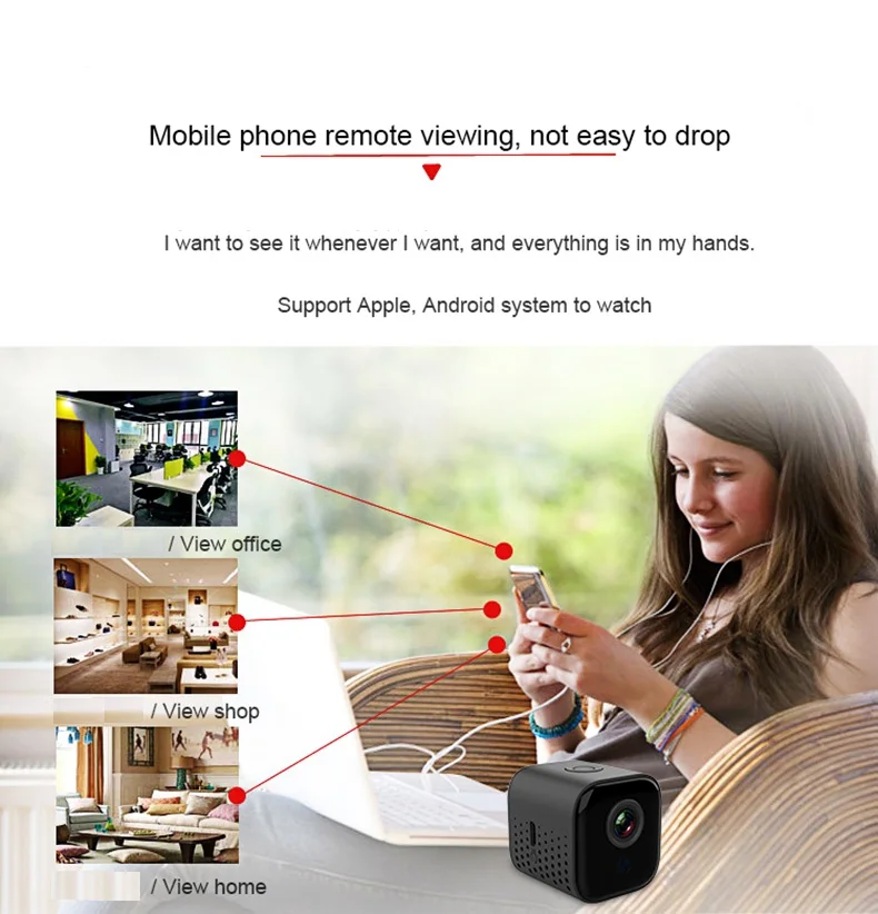 Wi-Fi мини-камера HD 1080p IP камера ночного видения A11 беспроводная движение DV