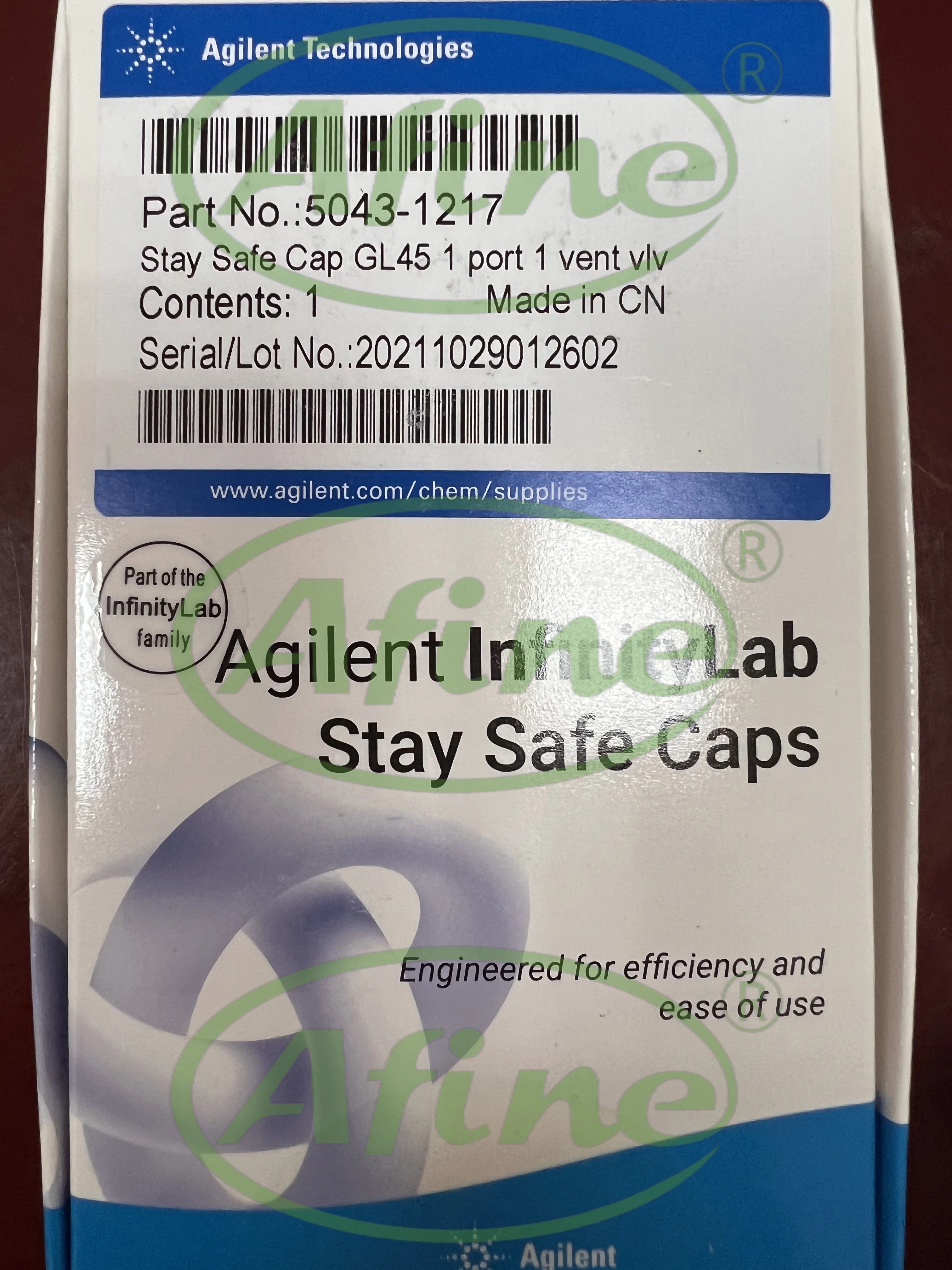 AFINE Agilent InfinityLab Защитная крышка для бутылок с растворителем 5043-1217 GL45 розетка