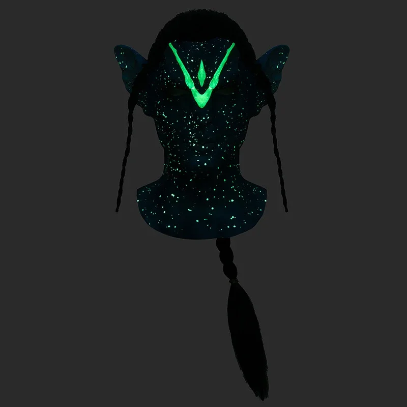 Аватар Нейтири Джейк Салли Косплей Маска топэн латексные Penutup Костюм для