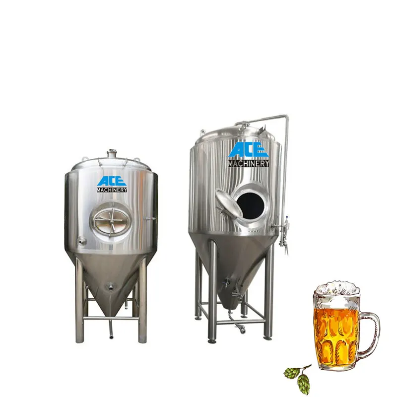 

800L 1000L 1500L 2000L 2500L 3000L Jacketed Isobaric Fermenter Fermentation Tank