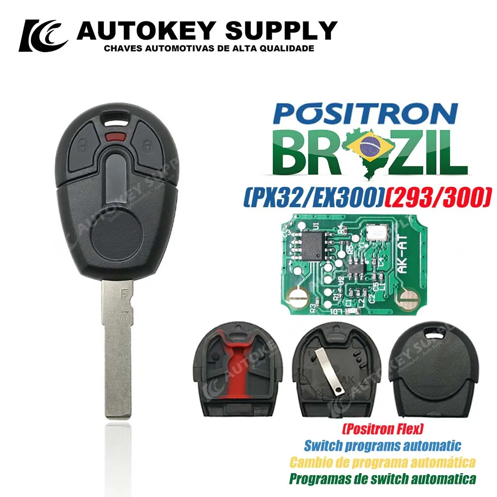 Autokeysupply AKBPCP167AT SIP22 Бразилия Positron Двойная программа (293/300) Охранная сигнализация