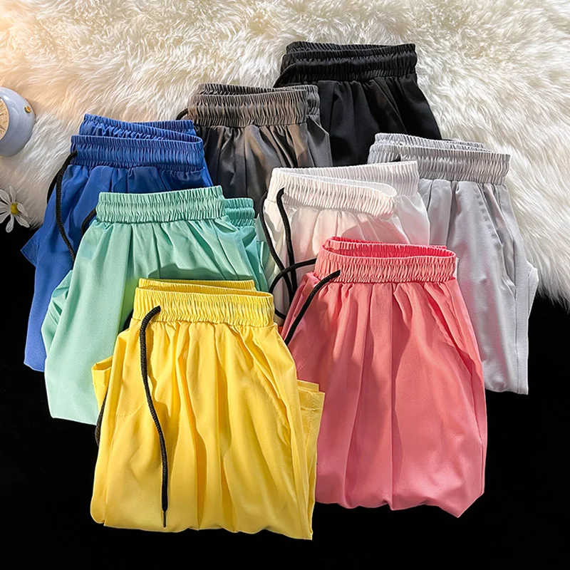 Шорты женские из вискозы дышащие с эластичной талией 45-100 кг