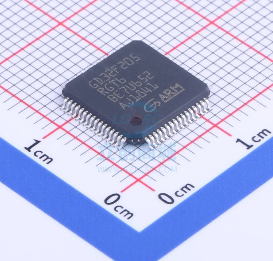

100% New Original GD32F205RGT6 Package LQFP-64 New Original Genuine Microcontroller (MCU/MPU/SOC) IC Chip