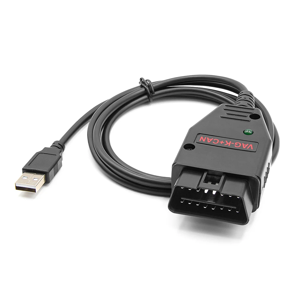 Диагностический сканер VAG K + CAN Commander 1 4 FTDI Obd2 инструмент OBDII COM K-line кабель для