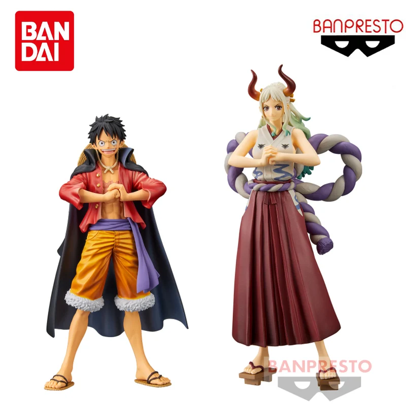 

Bandai Original THE GRANDLINE Wano Country Vol.4 Luffy & Yamato Anime Figure Model Toys Model Ornaments Gifts for Boys