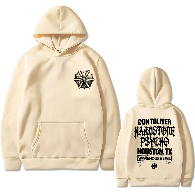 Рэпер Don Toliver Hardstone Psycho Album Толстовка с графическим рисунком Мужская винтажная