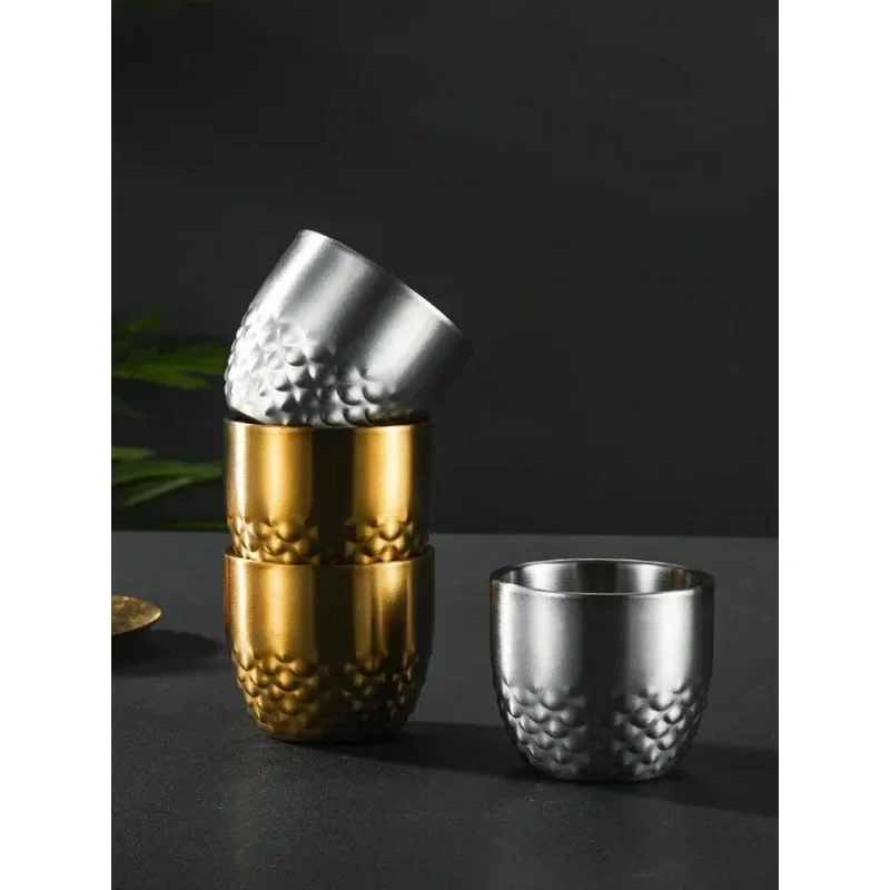 110 мл уличная походная чашка столовая посуда дорожные чашки набор из нержавеющей