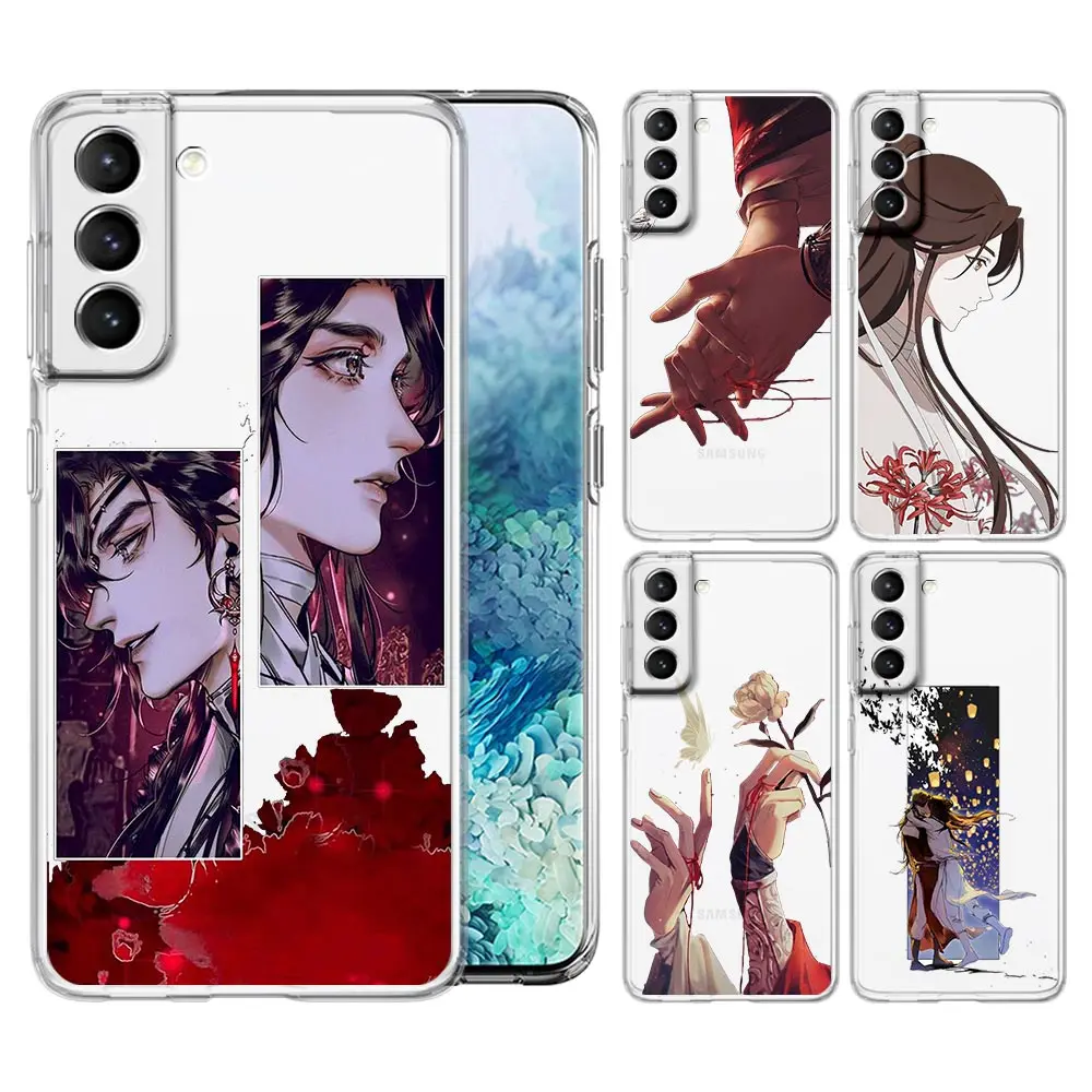 

Heaven Official's Blessing For Samsung Galaxy S22 S20 Ultra Phone Case S21 FE 5G S10E S9 S8 S10 Plus Note 20 Soft Clear Cover