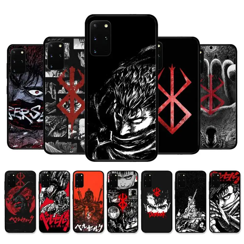 

Anime Berserk Guts Phone Case for Samsung S10 21 20 9 8 plus lite S20 UlTRA 7edge cover