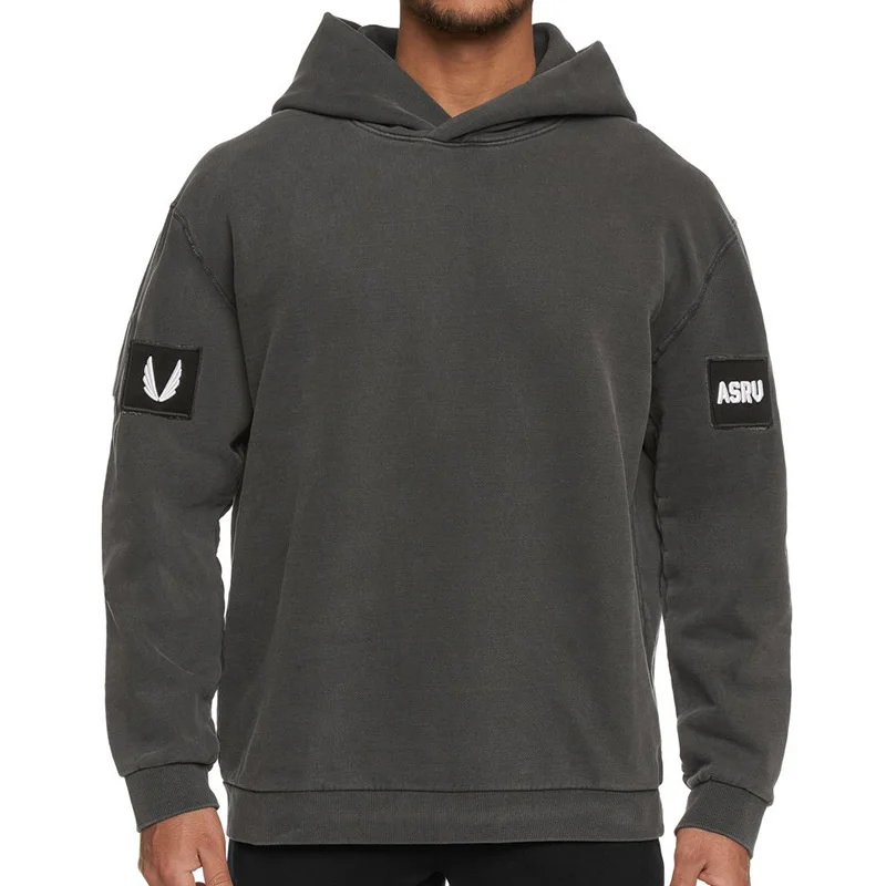 

New Autumn Hoodies Men Long Sleeve Pullover Hoodie Solid Sweater Men Casual Sweatshirt Men Sport Shirt Fashion Street Sweatshirt