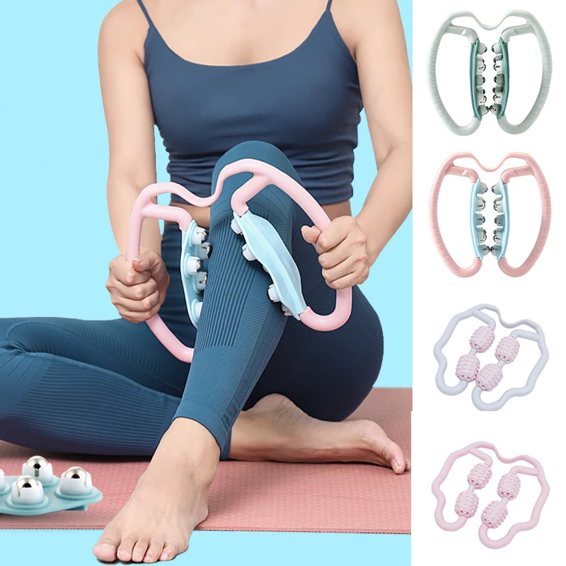 

Ball Ring Clamp Leg Massager Relaxation Muscles Roller Relaxer Yoga Training Leg Beauty Device Small Thick Leg Stovepipe Shaping