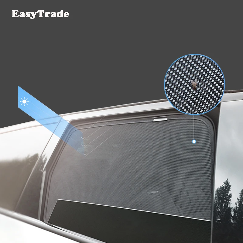 Магнитный солнцезащитный козырек для Chery Tiggo 4 PRO 5X 2021-2023 сетчатые шторы на боковые