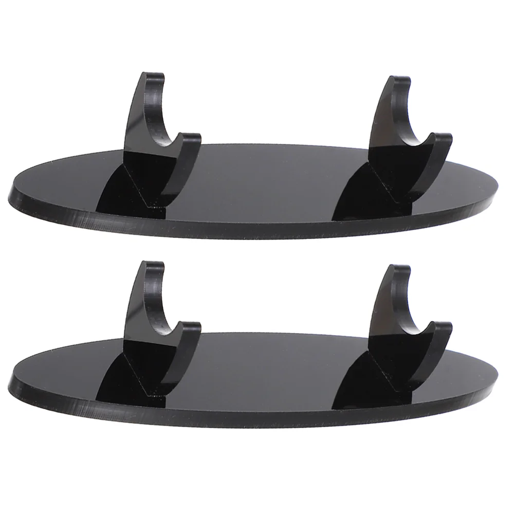 

2 Pcs Desktop Pen Holder Acrylic Stand Home Display Nail Manicure Storage Rack Organizer
