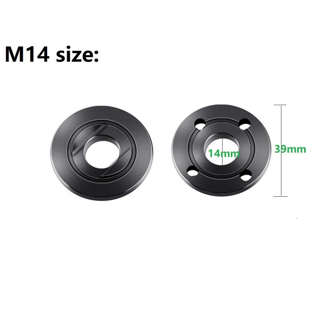 14mm Spindle Thread Flange Nut Set Tool M14 Replacement Angle Grinder Inner Outer For Bosch Metabo |