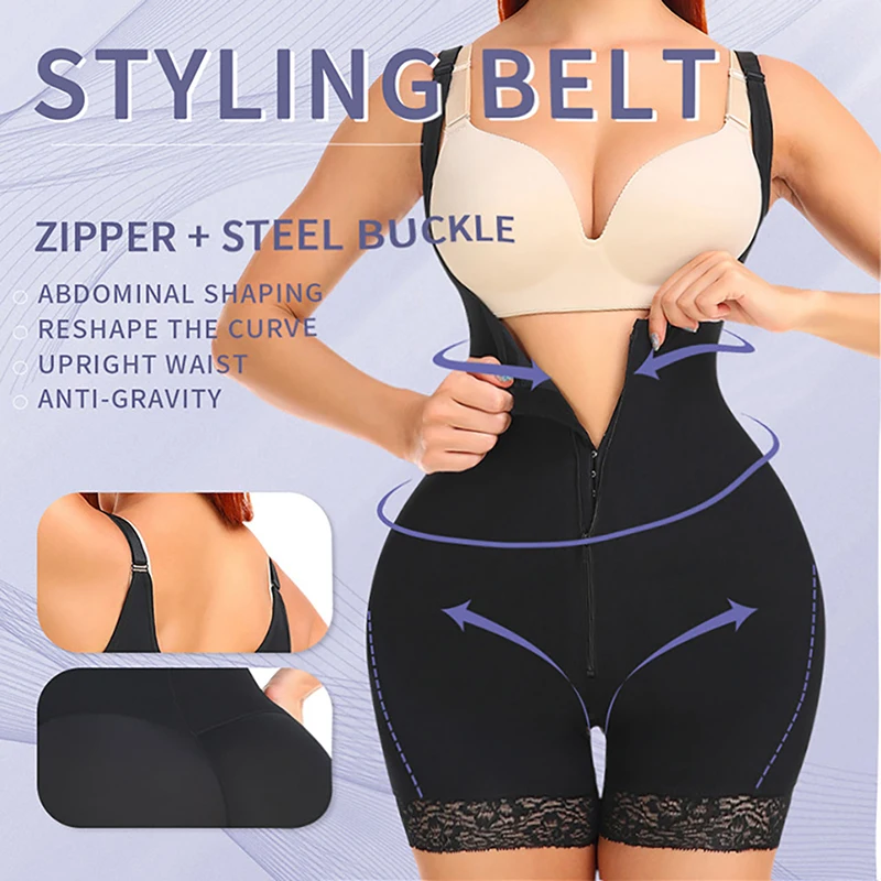 Classic Full Body Shapewear Bodysuit Fajas Reductoras y Modeladoras Mujer Slimming Body Shaper Waist Trainer Butt Lifter Girdle