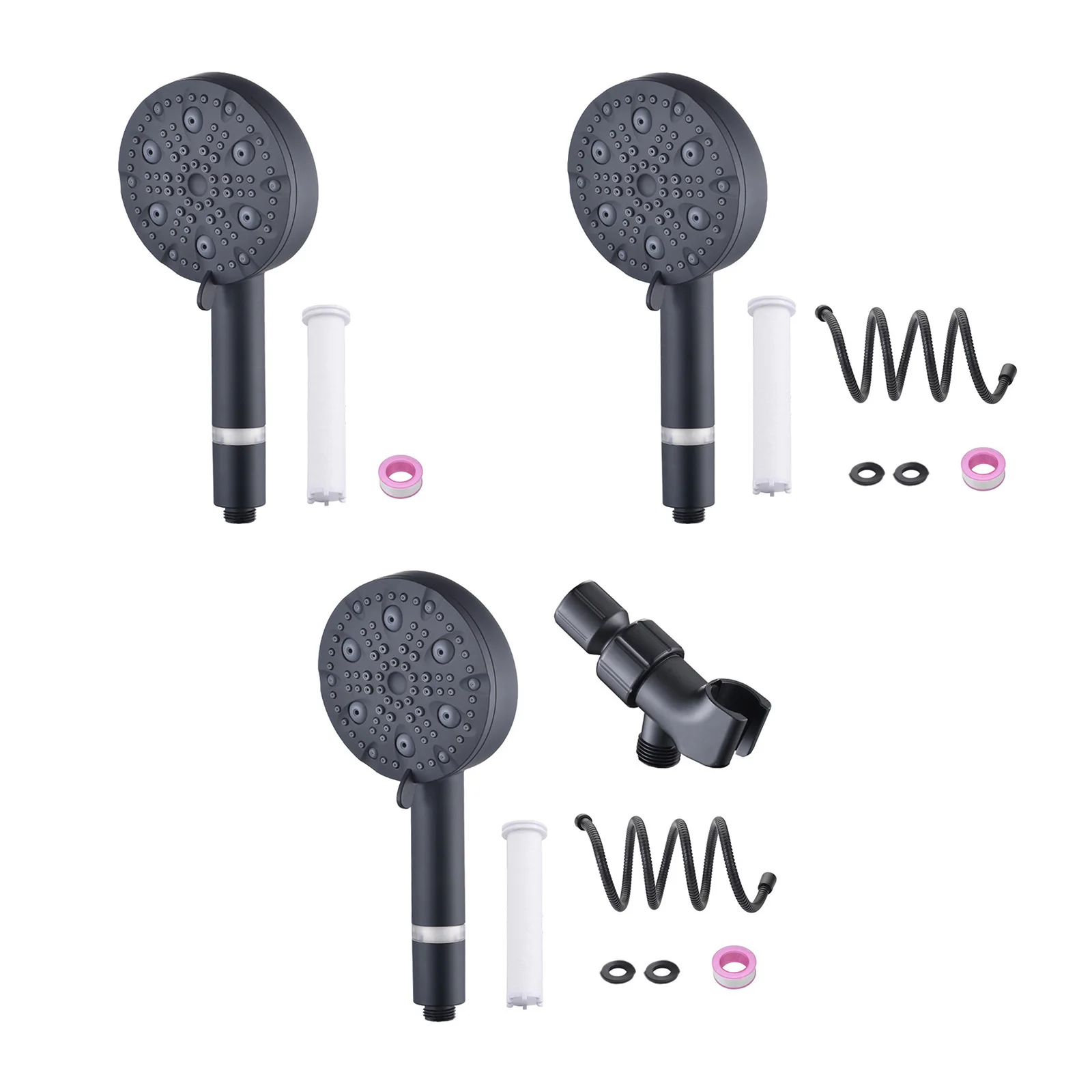 

Насадка для душа высокого давления, водосберегающая насадка для смесителя, практичная душевая конструкция для ванной комнаты для лучшего д...