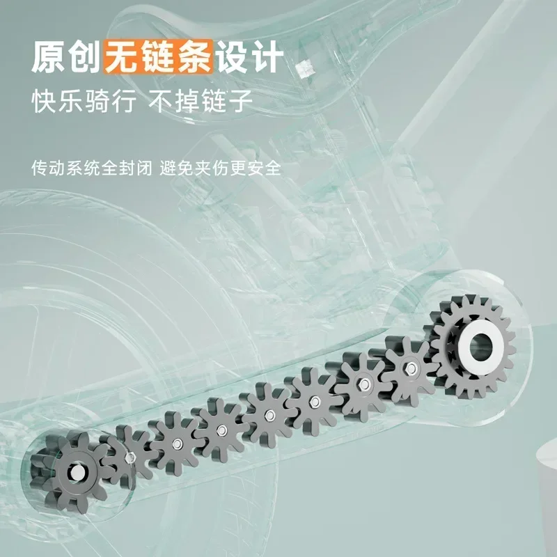 Детский велосипед Nadle 2-в-1 Многофункциональный складной детский раздвижной