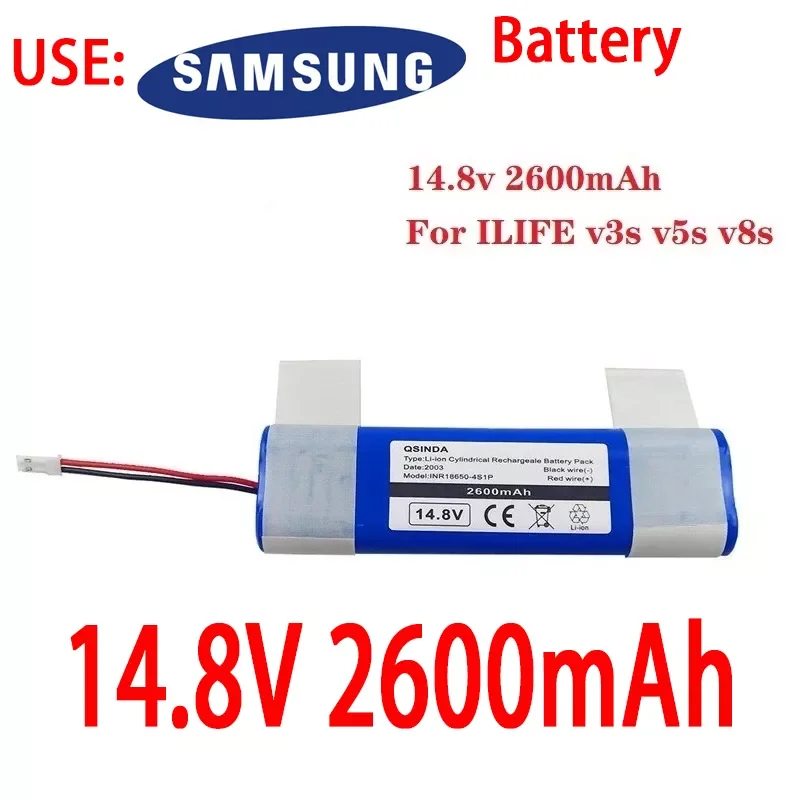 

Original 14.4V 2600Mah Robotic Cleaner Parts Rechargeable Battery For Llife Zaco V3s V5s V8s DF45 DF43 V3 X3 V50 V55 V5Lpro