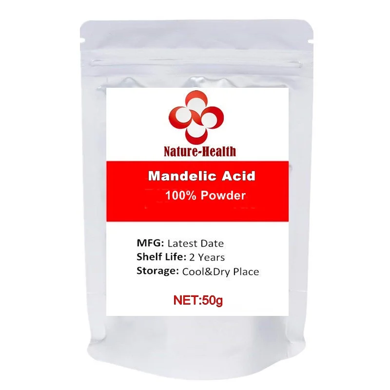 

50-1000g High Quality Mandelic Acid Powder,Mandelic Acid,VMA DL-mandelic Acid,Effective Treatment of Acne,Anti-inflammatory