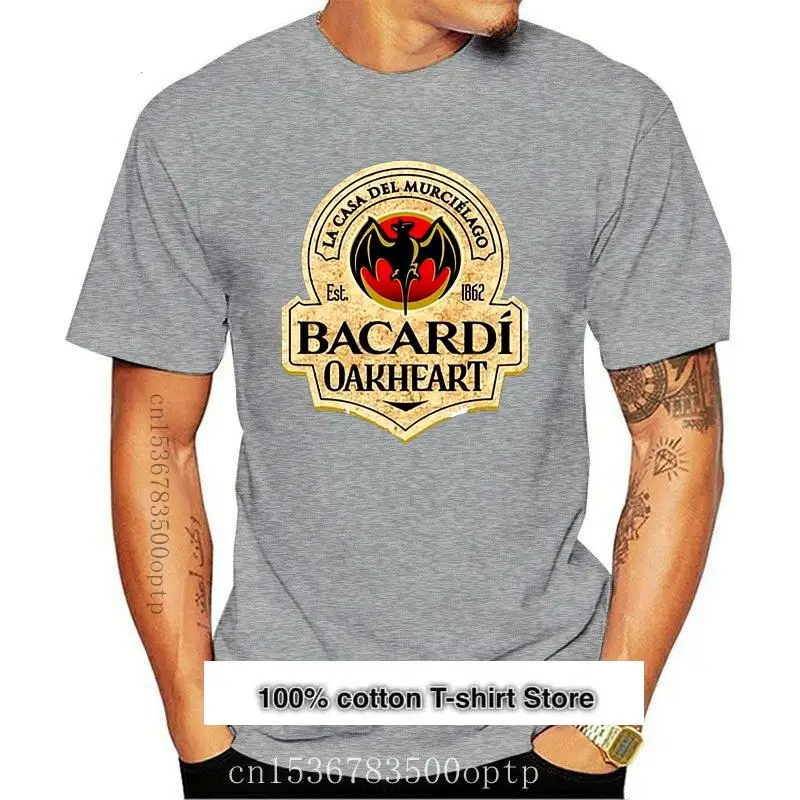 Camiseta de Bacardi Oarheart para hombre y mujer, camisa a la moda, Tops clásicos, divertida, novedad, 2021