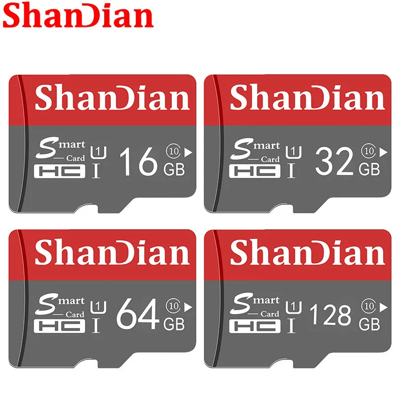 5PCS/LOT SD Card 32GB High Speed Class 32GB 64GB Real Capacity Mini SD Memory Card TF Card for Smartphone Give Card Reader Gift