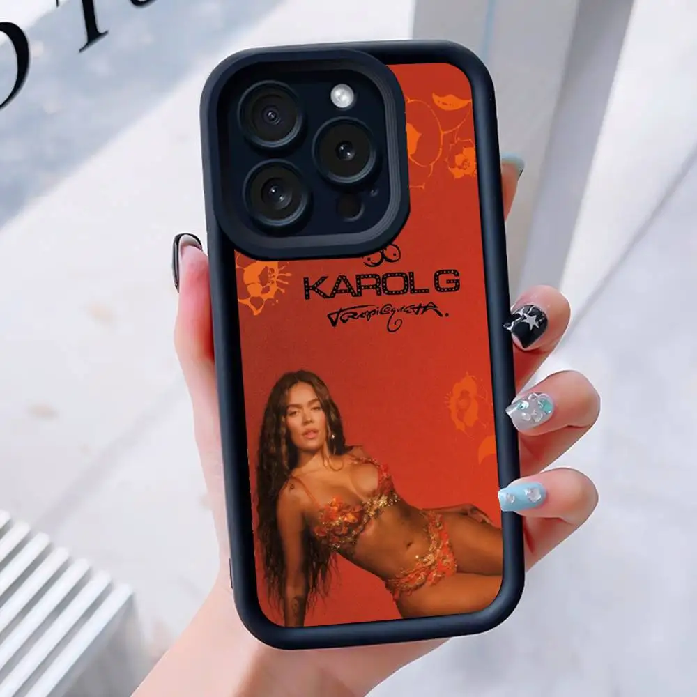 Фото Чехол для телефона K-karol G Tropicoqueta для iPhone 17, 16, 15, 14, 13, 12, 11 Pro Plus Max, мягкий защитный чехол из ТПУ с лестницей, мягкий чехол №2