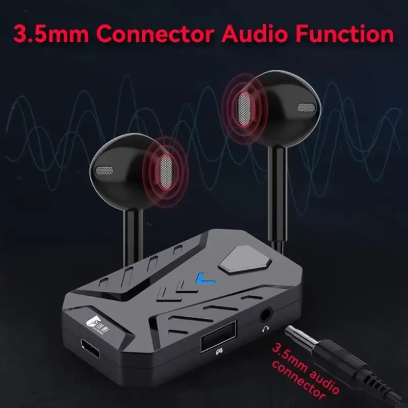 H9EB Mouse Adapter Gamepad Mobile Controller Gaming Клавиатура мыши для мобильных игр